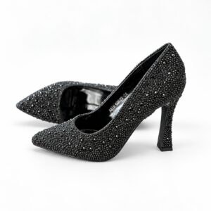 Décolleté nere con strass