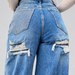 Jeans con tasche sparkling