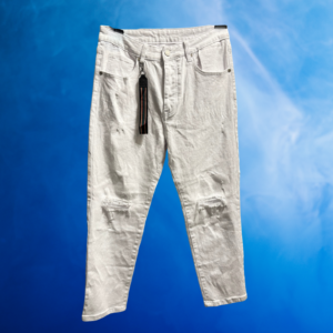 Jeans bianco da uomo slim fit