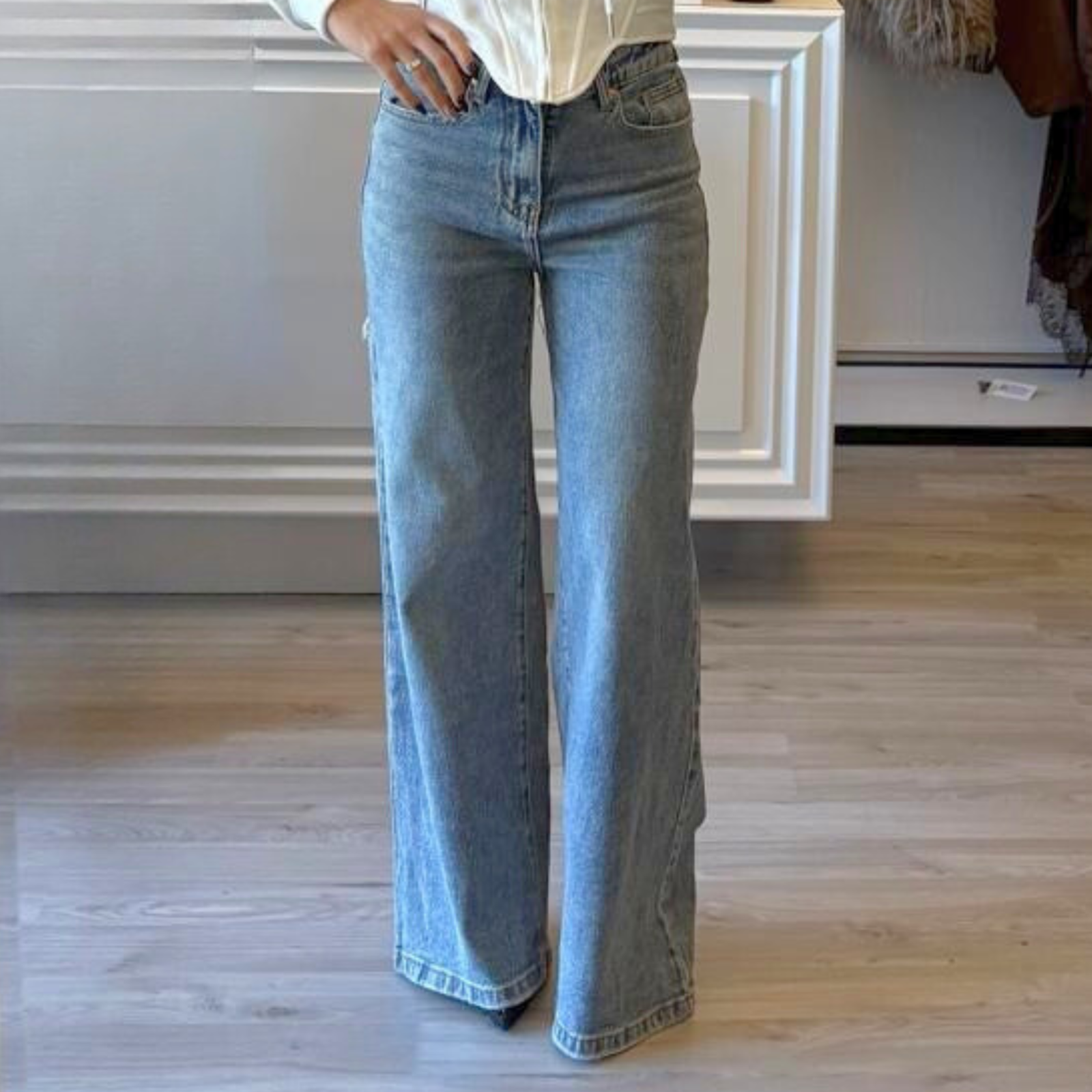 Jeans donna con tasche sparkling - immagine 3