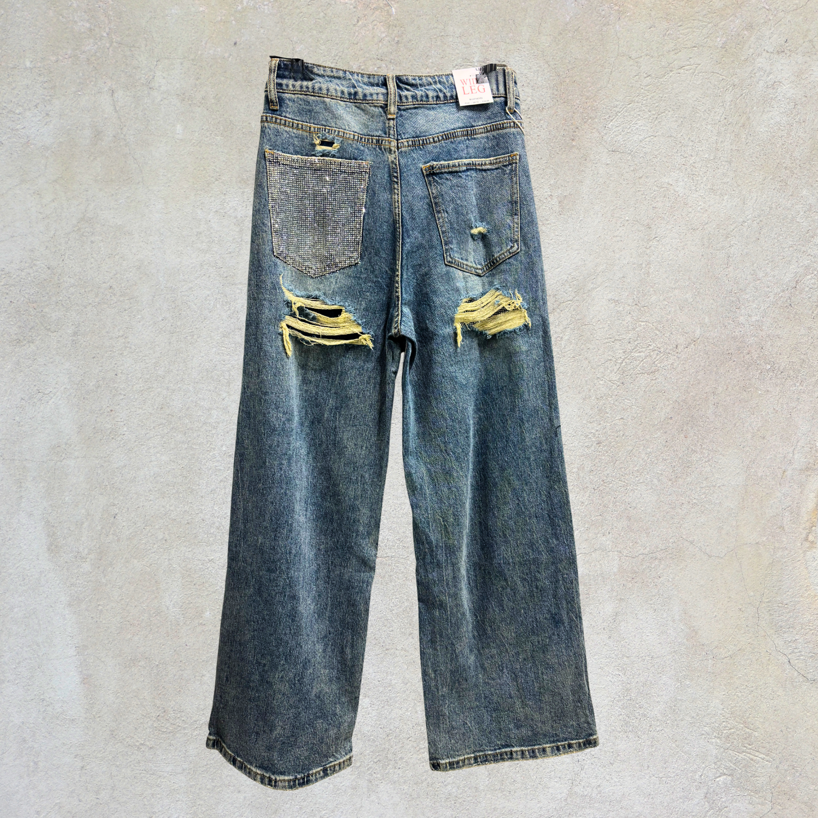 Jeans donna con tasche sparkling - immagine 2