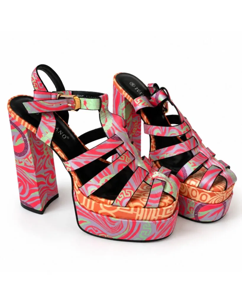 Sandali multicolore